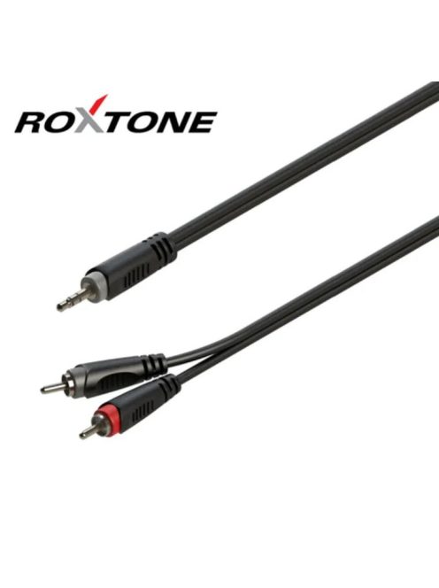 Roxtone SAYC150L1 3,5 Sztereó Jack - 2xRCA kábel, 1m