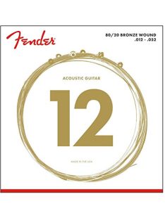   Fender 880L Dura-Tone 80/20 Coated 12-52 akusztikus gitárhúr