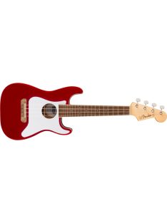 Fender Fullerton Strat Uke Koncert ukulele Candy Apple Red