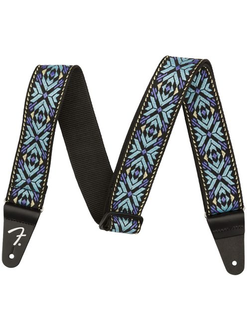 Fender Pasadena Woven Strap Blue Snowflake