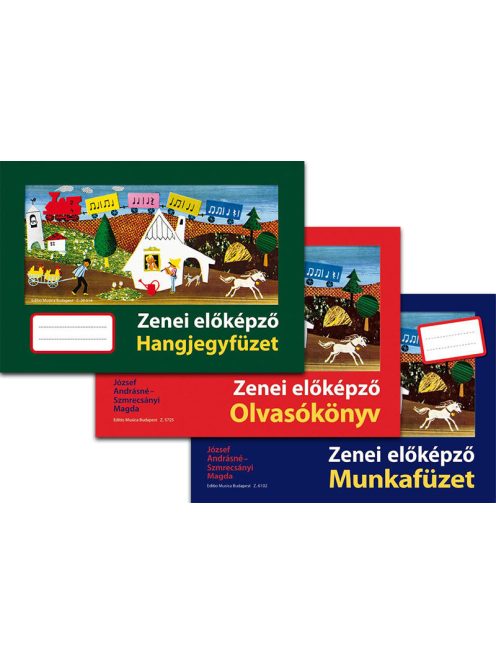Előképzős csomag-József-Szmrecsányi:  Könyv, munkafüzet, kottafüzet