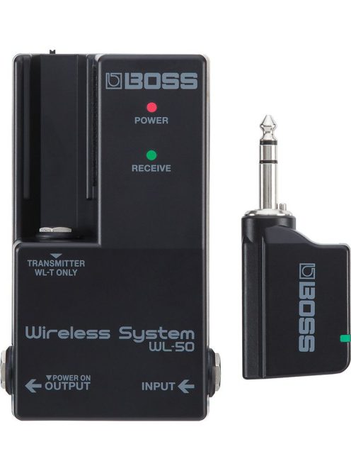 Boss WL-50 vezeték nélküli gitár adó-vevő pedál boardba