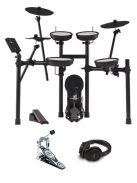 Roland TD-07kV dob szett TAMA Iron Cobra lábgép Roland RH-5 fejhallgató