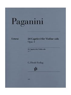 Paganini: 24 Capricci for Violin Solo Op.1-URTEXT HN0450