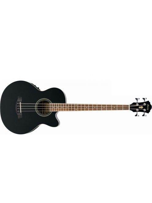 Ibanez AEB8E elektro akusztikus basszus gitár-Black High Gloss