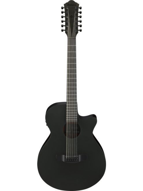 IBANEZ AEG 12 húros elektro akusztikus gitár Black Out