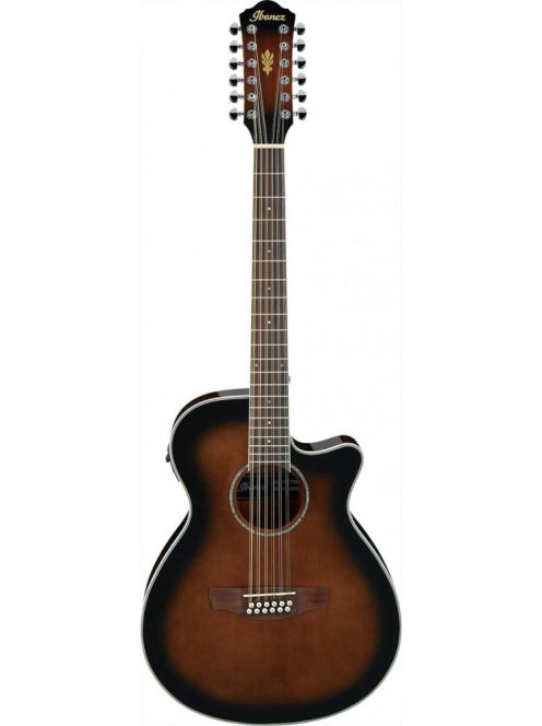 Ibanez Acoustic Guitar AEG Series 12-String DVS Dark Violin Sunburst High Gloss