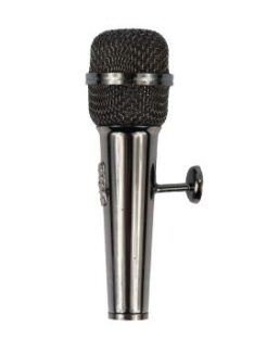   Fekete mikrofon alakú mágnes - 8,5 hosszú 2,5 cm átmérő