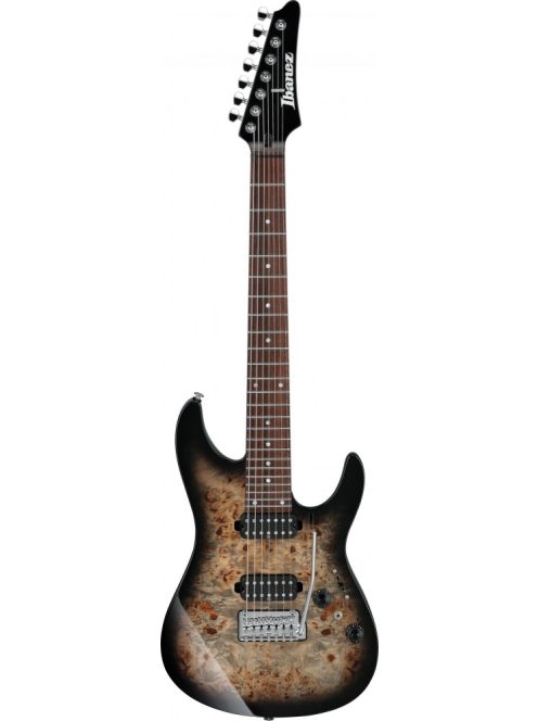 IBANEZ AZ Premium E-Guitar 7 String - Charcoal Black Burst + Bag