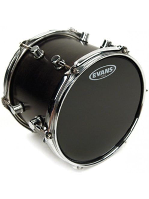 Evans tom ütőbőr 13"-os, kétrétegű - fekete