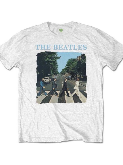 THE BEATLES: ABBEY ROAD & LOGO Unisex Póló