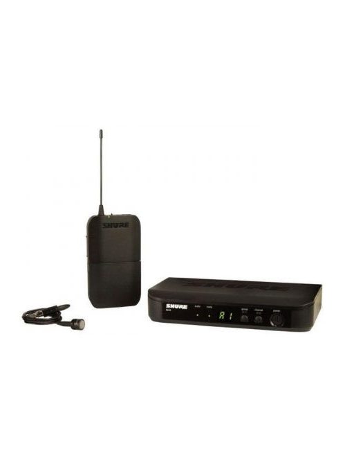 SHURE BLX Presenter szett: zsebadó, vevő, WL185 csiptetős mikrofon