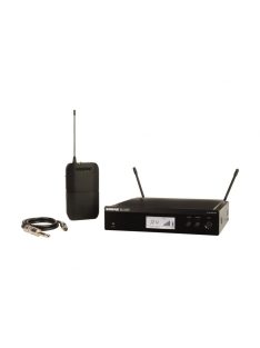   SHURE BLX Presenter szett, zsebadó, rack-es vevő, CVL-B/C TQG csiptetős mikrofon