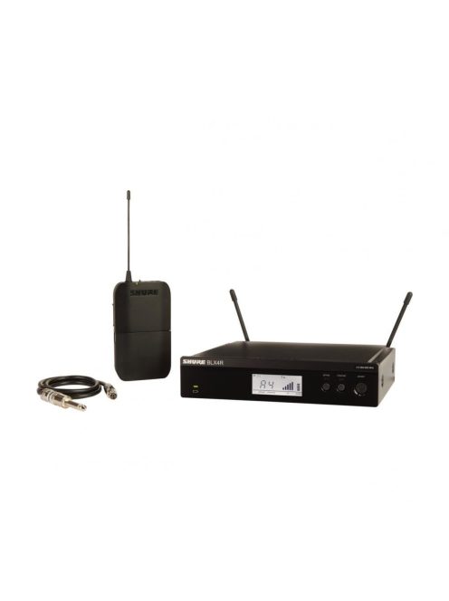 SHURE BLX Presenter szett, zsebadó, rack-es vevő, CVL-B/C TQG csiptetős mikrofon