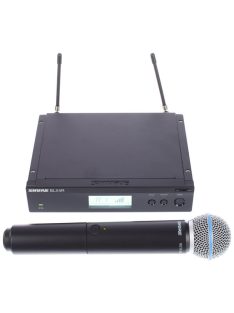   SHURE BLX Vokál szett, rack-vevő, kéziadó PG58 mikrofonfejjel