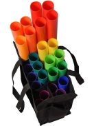 Boomwhackers ütőhangszer 25 db színes csőből álló szett