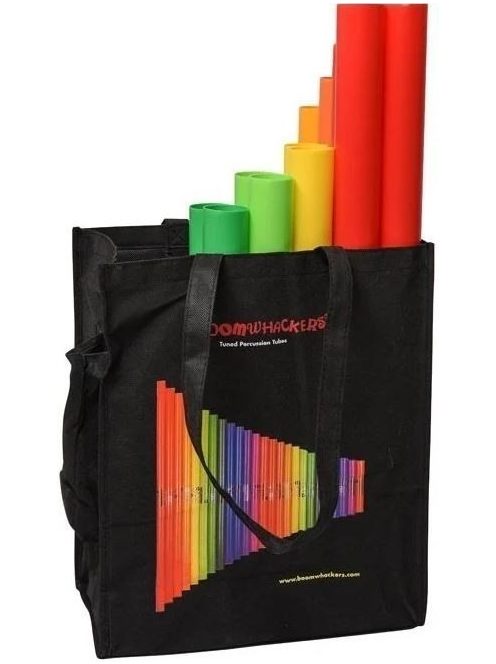 Boomwhackers ütőhangszer 25 db színes csőből álló szett