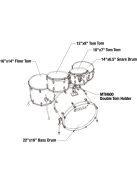 TAMA Superstar Classic Shell Kit 5pcs - Midnight Gold Dobfelszerelés