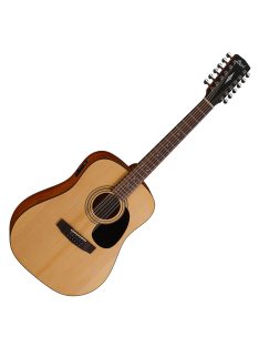 Cort akusztikus gitár EQ-val, 12 húros, matt natúr