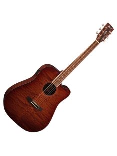 Cort akusztikus gitár elektronikával, natúr