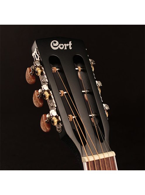 Cort  AF590MF akusztikus folkgitár elektronikával, fekete