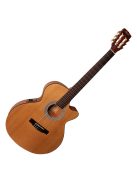 Cort klasszikus gitár elektronikával, matt natúr