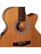 Cort klasszikus gitár elektronikával, matt natúr