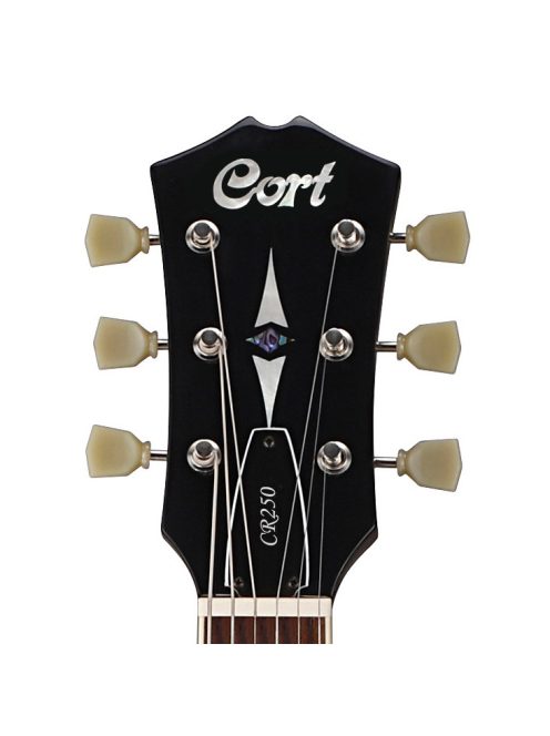 Cort CR250 elektromos gitár - áttetsző fekete