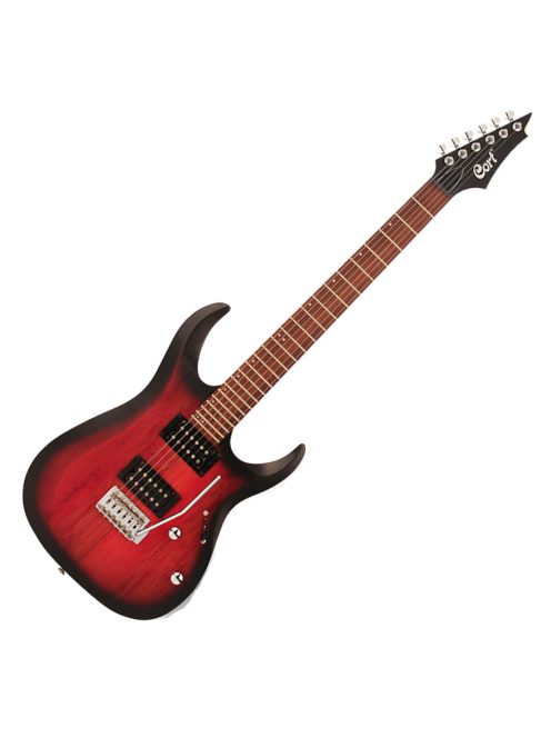 Cort X100 elektromos gitár, cseresznye burst