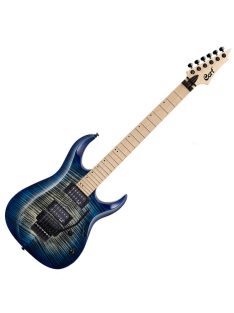 Cort X300 elektroms gitár, EMG PU, kék burst