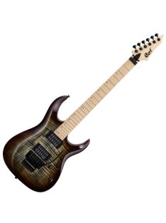 Cort X300 elektromos gitár, EMG PU, barna burst