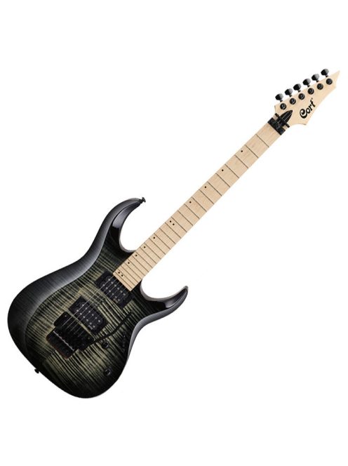 Cort X300 elektromos gitár, EMG PU, szürke burst