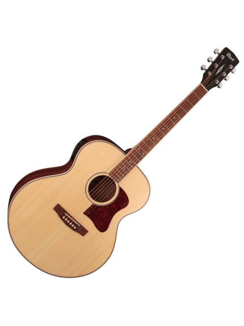 Cort akusztikus gitár elektronikával, natúr