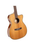 Cort akusztikus gitár Fishman elektronikával, középfényű natúr