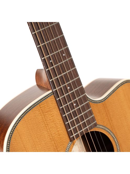 Cort akusztikus gitár Fishman elektronikával, középfényű natúr