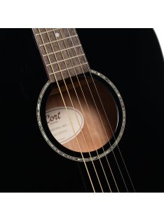 Cort akusztikus gitár, fekete