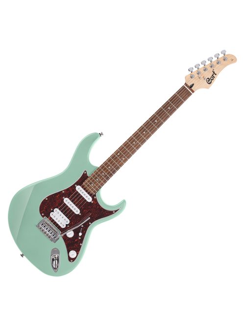 Cort elektromos gitár, Powersound hangszedővel, zöld