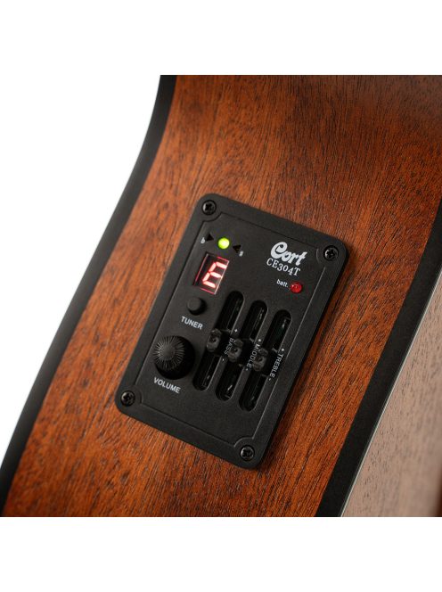 Cort akusztikus gitár elektronikával, cutaway