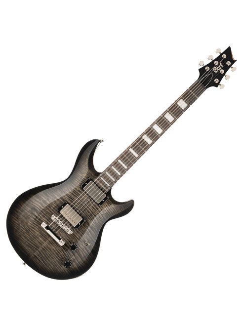 Cort elektromos gitár, áttetsző fekete burst