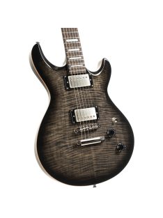 Cort elektromos gitár, áttetsző fekete burst