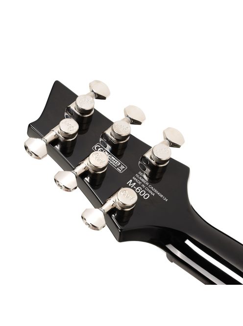 Cort elektromos gitár, áttetsző fekete burst