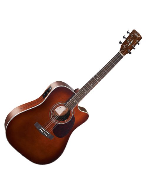 Cort MR500 akusztikus gitár elektronikával, barna