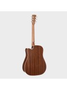 Cort akusztikus gitár elektronikával, cédrus, fekete