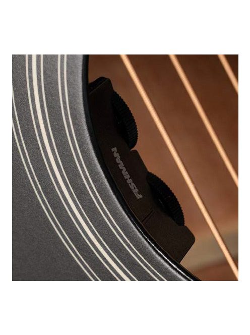 Cort akusztikus gitár elektronikával, cédrus, fekete