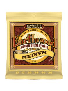 Ernie Ball Earthwood 80/20 bronze 013-056 - Medium -készlet