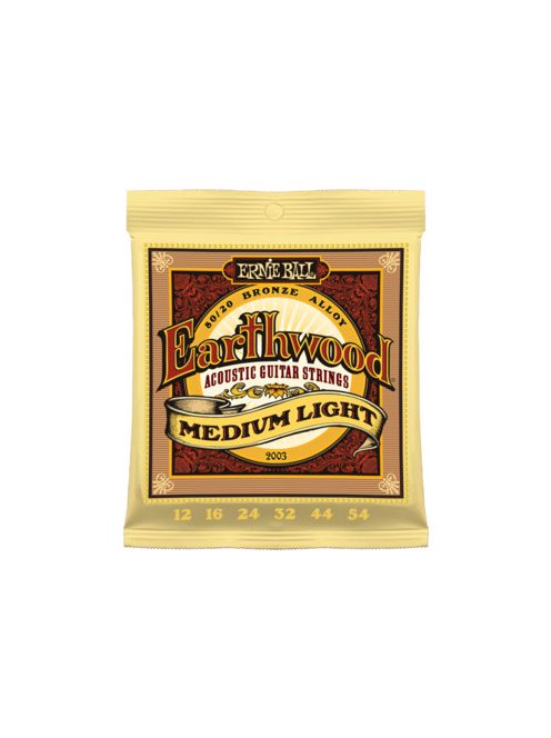 Ernie Ball Earthwood 80/20 bronze 012-054 - Medium-light -készlet
