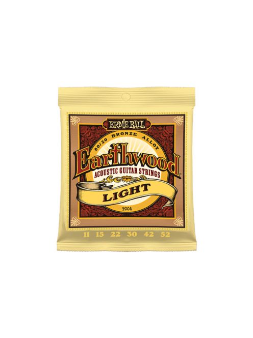 Ernie Ball Earthwood 80/20 bronze 011-052 - Light -készlet