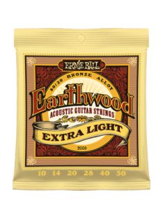   Ernie Ball Earthwood 80/20 bronze 010-050 - Extra light -készlet