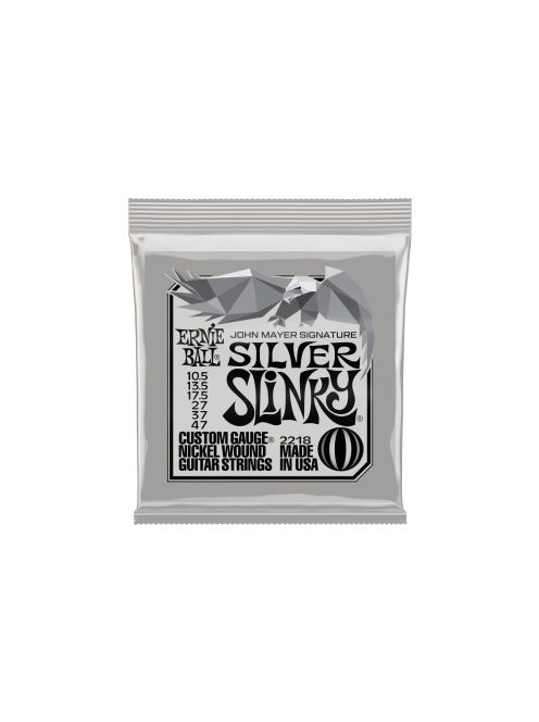 Ernie Ball John Mayer Silver Slinky 10,5-47 elektromos gitár húrkészlet