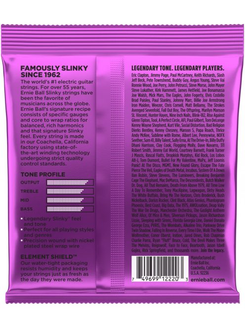 Ernie Ball nickel 011-048 Power Slinky - készlet